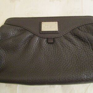 Cole Haan Brown Leather Wristlet